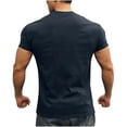 thumbnail image 5 of Men's Workout T-Shirts, Breathable Gym and Training Shirts for Exercise, Casual Round Neck Sport Top, 5 of 5