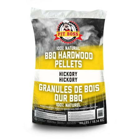Pit Boss BBQ Wood Pellets - Hickory (40lbs) (Best Wood Pellets To Burn)