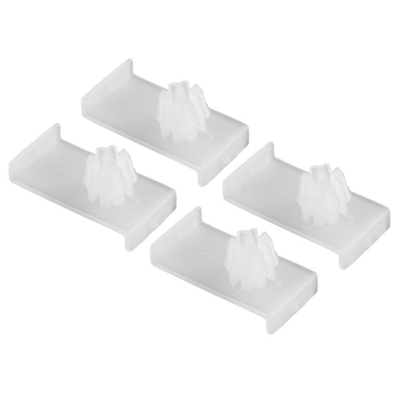 4 Pcs Car Window Door Glass Channel Retainer Clip 1.30"x0.71"x0.55" Glass Regulator Holder Sash Clip