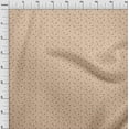 thumbnail image 4 of oneOone Cotton Jersey Light Brown Fabric Floral Quilting Supplies Print Sewing Fabric By The Yard 58 Inch Wide, 4 of 5