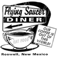 thumbnail image 3 of CafePress - Flying Saucer Diner Dark T Shirt - Men's Classic Cotton T-Shirts, 3 of 3