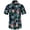 Navy Blue Leaf-01, variant on Sumtumn Hawaiian Shirt for Men,Summer Beach Short Sleeve Button Down Shirts Black Palm Clothing