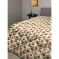 thumbnail image 2 of Vegetables Down Alternative Comforter, Colorful Pattern with Abstract Design Beetroots and Carrots Repetition, Microfiber Quilt for All Season, 5 Sizes, Multicolor, by Ambesonne, 2 of 3