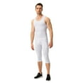 thumbnail image 4 of Xmarks Men's Compression Shirts and Tank Tops Athletic Sleeveless U Neck Tank Top Cool Running Basketball Workout Base Layer, 4 of 9