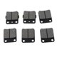thumbnail image 4 of Juego De Pastillas De Freno, Pastillas De Freno Delanteras Traseras Buen Reemplazo De Alta Resistencia 6 Piezas Resistentes 1UY W0046 00 00 Para Warrior 350 YFM350 1989-2004, 4 of 7
