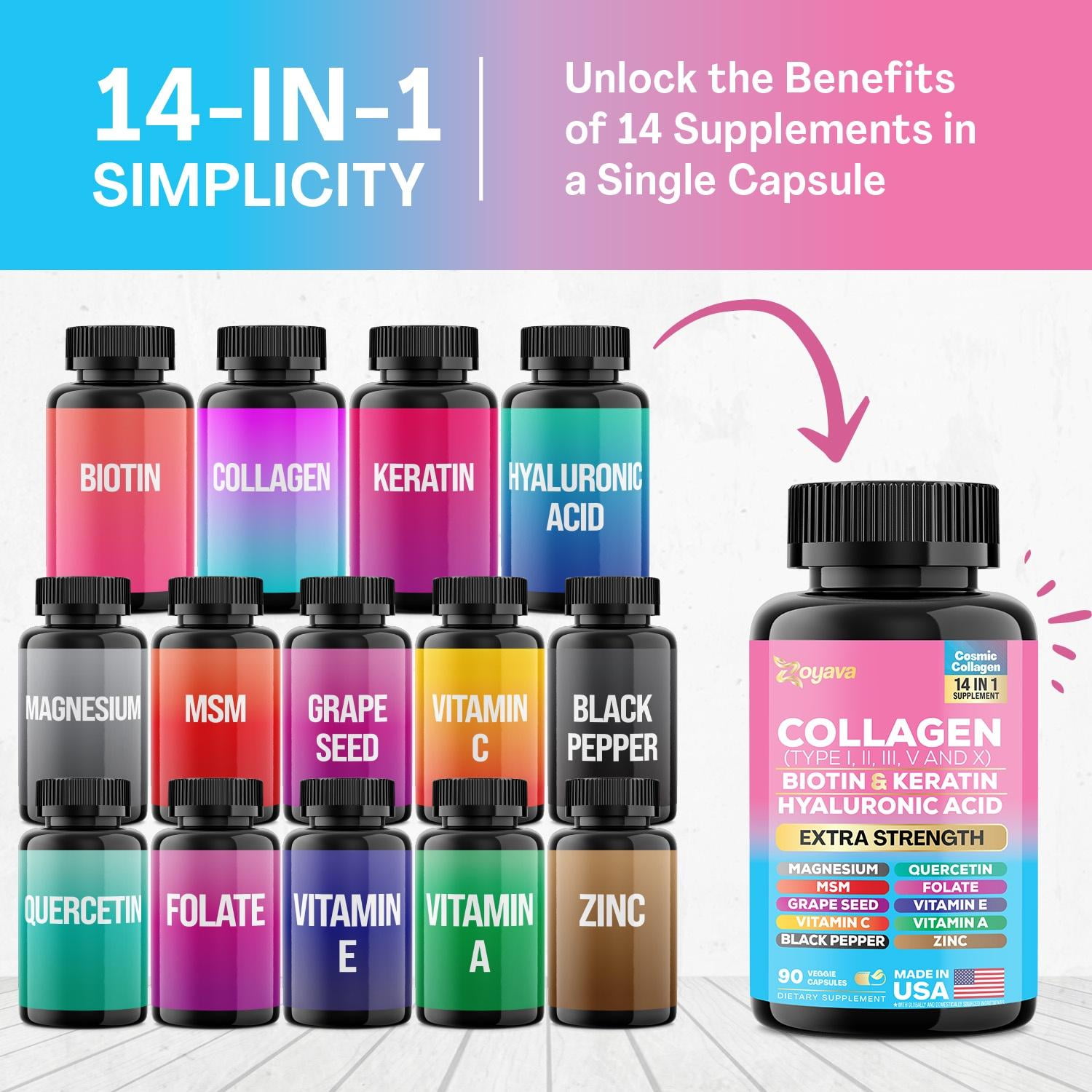 Ultimate Wellness Trio: Sea Moss, Shilajit, Collagen with Black Seed Oil, Ashwagandha, Turmeric, Bladderwrack, Burdock, Ginger, Vitamin C/D3, Elderberry, Dandelion, Yellow Dock, Chlorophyll, Rhodiola