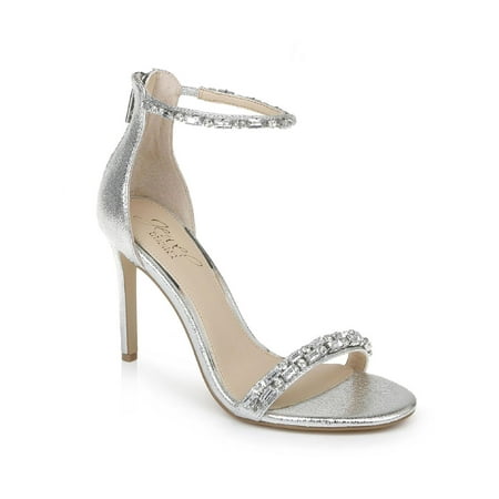 

Jewel Badgley Mischka Womens Campbell Satin Stiletto Ankle Strap