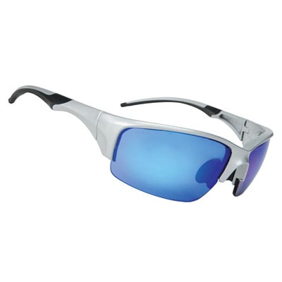 

N-Specs Axel LX Blue Mirrored Lens Safety Glasses - Platinum - (8 Pairs)