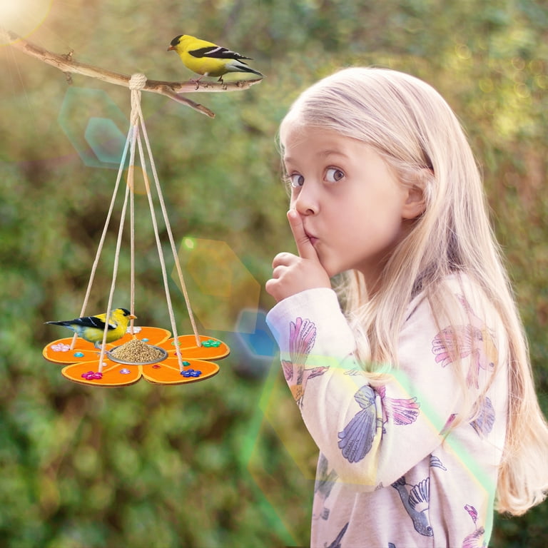 Bird Feeders for Kids Arts and Crafts Kit DIY Kids Crafts Stem Learning Outdoor Activities Crafts for Boys and Girls for 3 4 5 6 7 8