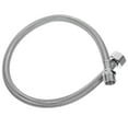 thumbnail image 4 of Manguera flexible para inodoro, manguera trenzada de acero inoxidable, línea de suministro de agua para inodoro de 3/8 pulgadas a 1/2 pulgadas, 4 of 4