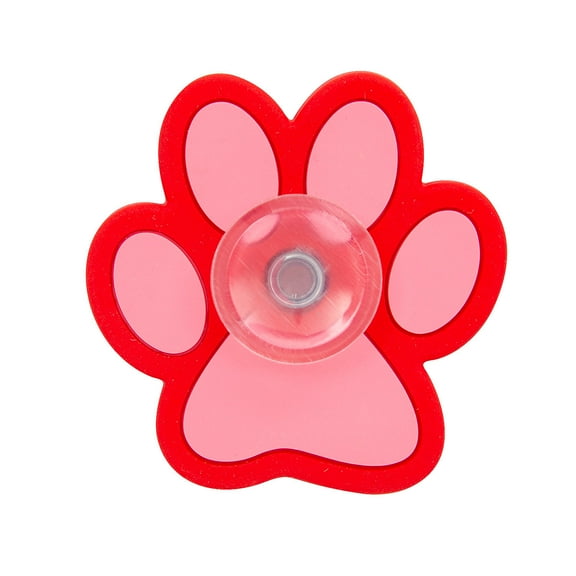2 1/4" Bright Red Paw Print Fidget Spinners 12 Pieces