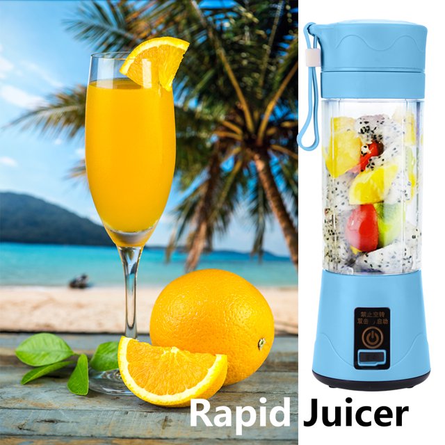 Eléctrico Exprimidor eléctrico portátil con carga USB6 cuchillaslimónnaranjaminivasos para jugo Wdftyju Para estrenar
