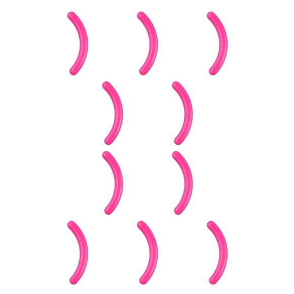 Soidarity Recambios para rizador de pestañas, no es fácil de romper, superficie y flexible, práctico, reemplaza la tira adhesiva, rosa roja rosa roja (single) 10piezas Soidarity CBP382632
