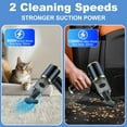 thumbnail image 6 of Pentantan Car Vacuum Cleaner, 12000PA Powerful Sutions Cordless Handheld Vacuum, 2 Speeds Lightweight Mini Vacuum Blow & Suction for Car, Keyboard, Black, 6 of 7