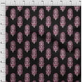 thumbnail image 3 of oneOone Cotton Silk Fabric Leaves & Floral Block Decor Fabric Printed BTY 42 Inch Wide, 3 of 4