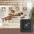 thumbnail image 6 of HEATIT programmable thermostat, smart thermostat, suitable for electric radiation floor heating, with touch screen, wide voltage range of 85V-265V, 6 of 7