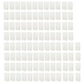 100Pcs Paper Bag Food Grade Kraft Oil Proof Large Capacity White Set