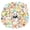 Style 4, variant on Austok 56PCS Cute Animal Vinyl Sticker Waterproof Kawaii Sticker for Water Bottle and Laptop Aesthetic Decal for Kid and Adult