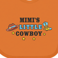 thumbnail image 4 of Inktastic Mimis Little Cowboy with Cowboy Hat and Boots Boys Baby Bib, 4 of 4
