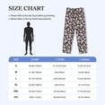 thumbnail image 4 of Fotbe Hand Drawn Pig Pantalones de Pijama para Hombre, Pantalones de Dormir, Pantalones de Casa con Cintura Ajustable y Bolsillos-Small, 4 of 6