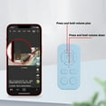 thumbnail image 3 of Télécommande Tourne-Page 9 Touches Sans Fil Auto-Enregistrement Clicker Vidéo pour Téléphone Intelligent, 3 of 7