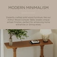 thumbnail image 4 of Maven Lane Arthur Console Traditionnelle en Bois, Fini Naturel Vieilli, 4 of 6