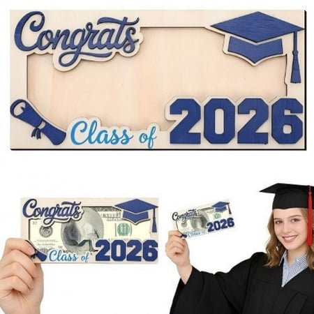 Personalized Graduation Wallet Cash Clip Practical Graduation Money Holder Unique Commemorative Class Of 2026 Gifts For High School Graduation