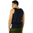 thumbnail image 2 of Mato & Hash Mens 100% Cotton Tank Top Shirt - Navy CA6100 M, 2 of 4