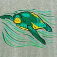 thumbnail image 3 of CafePress - Swimming Sea Turtle - Women's Nightshirt, 3 of 4