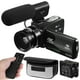 thumbnail image 1 of Cámara de vídeo Cámara de vídeo digital de alta definición Cámara digital con pantalla táctil para filmación de vlogging 4 pulgadas, 1 of 7