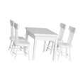 thumbnail image 4 of 1/12 muebles de silla de mesa de muñeca a escala juguetes de silla de mesa realista juego de juego de juego realista muebles en miniatura para diseño, 4 of 9