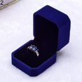 thumbnail image 1 of Visland Velvet Engagement Wedding Earring Ring Pendant Jewelry Display Box Gift Case, 1 of 8