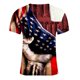 thumbnail image 3 of Camisetas Casuales Impresas de Manga Corta en el Patrón de Rayas, Camisetas Ligeras de Algodón a Rayas para Hombres, 3 of 5