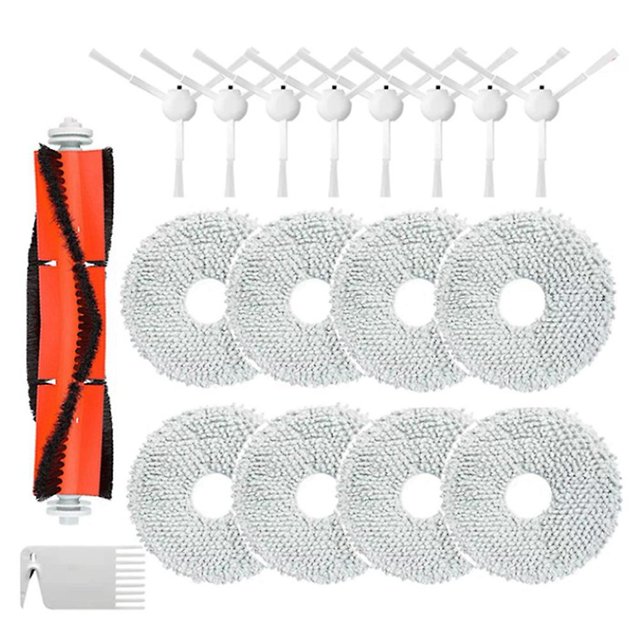 Reemplazo de robots de barrido 18 Uds para Dreame S10 S10 Pro cepillo lateral principal paño de mopa