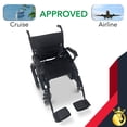 thumbnail image 3 of ComfyGO 6011 Fauteuil Roulant Électrique Motorisé Robuste, Noir, 3 of 5