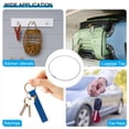 thumbnail image 7 of 9.8 Inch Stainless Steel Wire Keychain Cable Key Ring Loop, Silver, 100 Pack, 7 of 7
