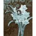 thumbnail image 3 of Stimson, Diane 15x18 Black Modern Framed Museum Art Print Titled - Daffodil Damask, 3 of 5