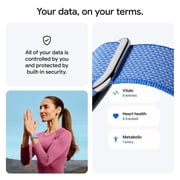 Google Fitbit Air - Screenless Fitness and Health Tracker - Personalized AI-Powered Coaching - Works with Android and iOS - Lavender - One Size