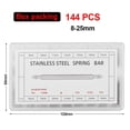 thumbnail image 4 of Stainless Steel Watch Band Strap Spring Bars Link Pins Repair Tool Set 144PCS, 4 of 7