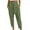Army Green, variant on QUYUON Cargo Pants for Women Fashion High Waist Waist Zipper Straight Leg Solid Color Dressy Pants Casual Pants Women Pajama Pants Long Pant Leg Length Cargo Pant Style N-4716 White XL