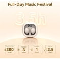 thumbnail image 6 of Smallest Invisible Mini Earbuds Wireless Bluetooth, Low Profile Micro Tiny Discreet Hidden Earbuds for Work, Small Headphones, Invisible Sleep Wireless Earphone IPX5 Waterproof for Small Ear Canals, 6 of 8