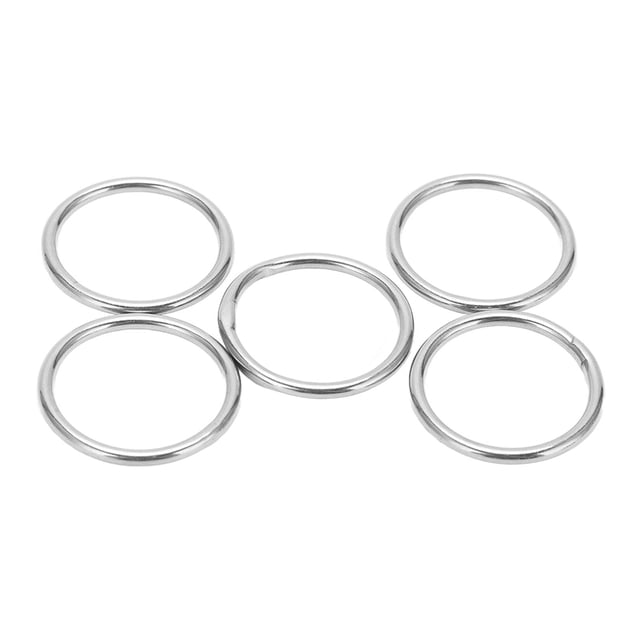 Ccdes Hardware Hanging Rings, Round O Rings Multi Purpose For Luggage Ornament For Marine Boat