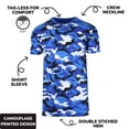 thumbnail image 2 of Men's Camo Print Short Sleeve T-Shirt, Crew Neck, Tagless, Cotton Blend, Fitted Style (S-2XL), 2 of 4