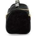 thumbnail image 4 of Makeup Bag Cosmetics Organizer Travel Essentials Hanging Duffel Velour Rhinestones Black, 4 of 6