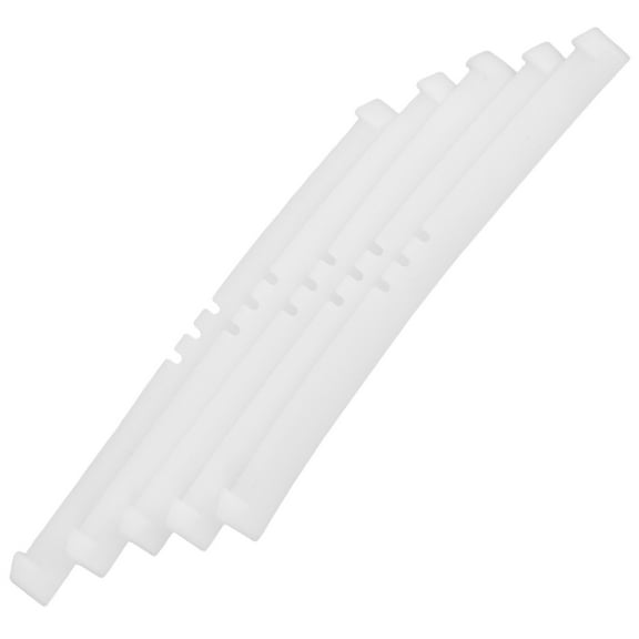 OUNONA Window Squeegee Silicone Replacements, White, Fast Installation, 5Pcs