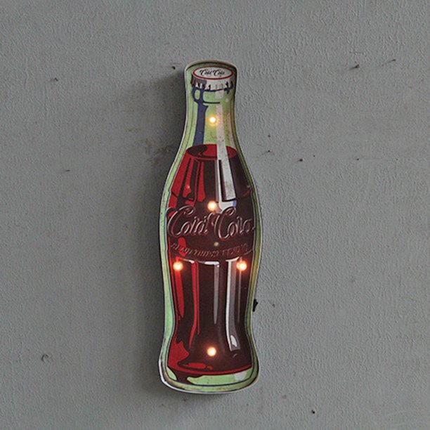 Luces Decorativas Lámpara Luces decorativas LED Luz de chapa de letrero que brilla intensamente con pilas para cocina