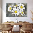 thumbnail image 3 of Elephant Stock Daisy Bunch Wall Art - Horizontal Multi Panel Canvas - Living Room Wall Decor - Floral And Botanical Multi Panel - Gray And Yellow Decor - 65" x 42", 3 of 8