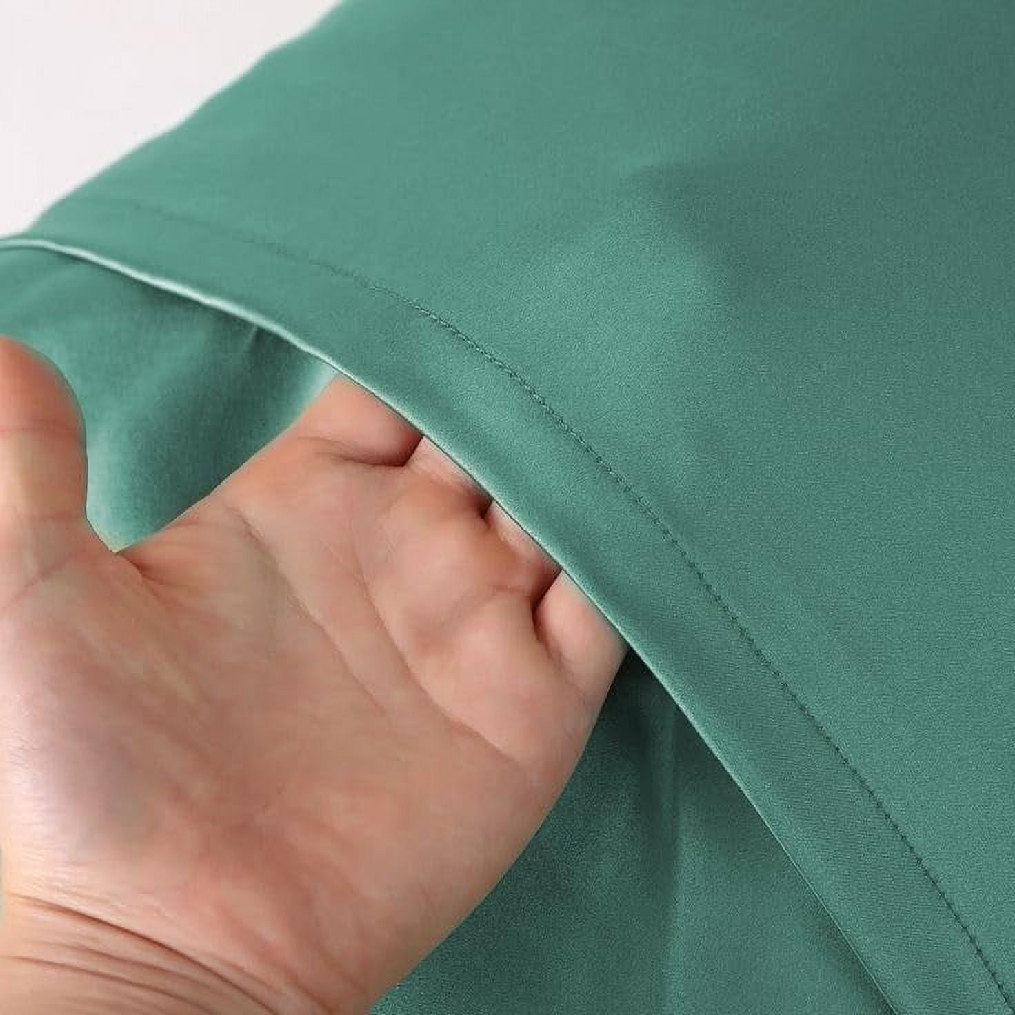 100% Bamboo Split King Sheet Set - Ultra Soft, Breathable & Cooling, Ideal for Hot Sleepers, 16" Deep Pocket, Hotel Luxury Bedding (Aqua)
