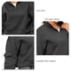 thumbnail image 5 of Sudadera con media cremallera para mujer, sudadera sin capucha de fibra de poliéster transpirable de Color puro, sudaderas informales para oficina, 5 of 6