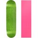 thumbnail image 1 of Tabla de skateboard Moose 7.75" verde con lija rosa, 1 of 1